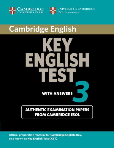9780521754798: Cambridge Key English Test 3 Student's Book with Answers: Examination Papers from the University of Cambridge ESOL Examinations (KET Practice Tests)