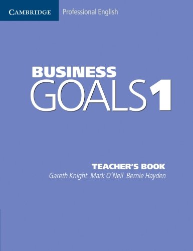 Beispielbild fr Business Goals 1 Teacher's Book zum Verkauf von Ammareal