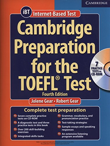 9780521755849: Cambridge Preparation for the TOEFL Test Book with CD-ROM 4th Edition