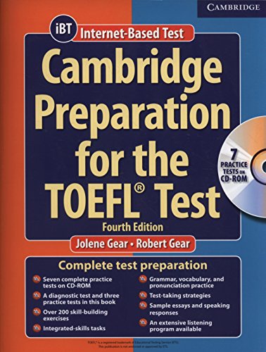 9780521755849: Cambridge Preparation for the TOEFL Test Book with CD-ROM
