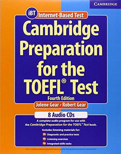 Imagen de archivo de Cambridge Preparation for the TOEFL(R) Test Audio CDs (8) (Cambridge Preparation for the TOEFL Test) a la venta por medimops