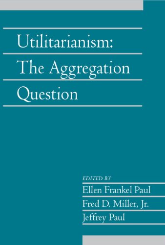 Imagen de archivo de Utilitarianism: Volume 26, Part 1: The Aggregation Question (Social Philosophy and Policy) a la venta por HPB-Emerald