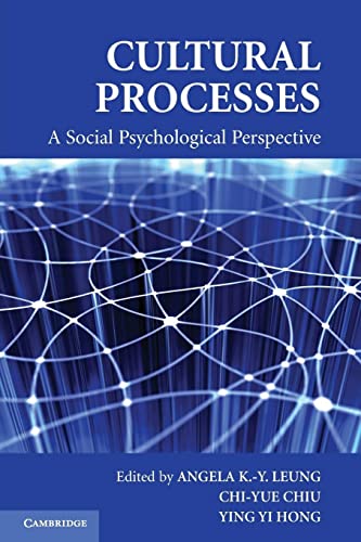 Imagen de archivo de Cultural Processes: A Social Psychological Perspective (Culture and Psychology) a la venta por Tall Stories BA