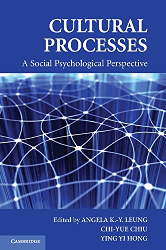 Stock image for Cultural Processes: A Social Psychological Perspective (Culture and Psychology) for sale by Tall Stories BA