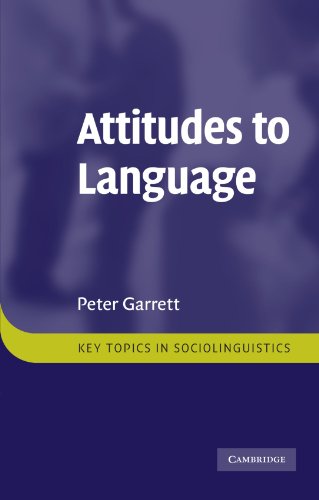 Stock image for Attitudes to Language (Key Topics in Sociolinguistics) for sale by BooksRun