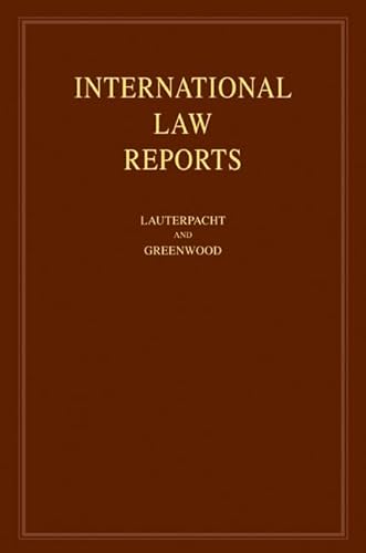 Stock image for International Law Reports Volume 137 International Law Reports, Series Number 137 for sale by PBShop.store US