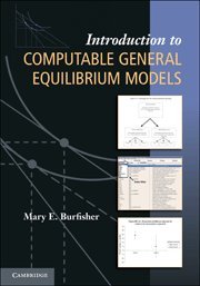 9780521766968: Introduction to Computable General Equilibrium Models Hardback