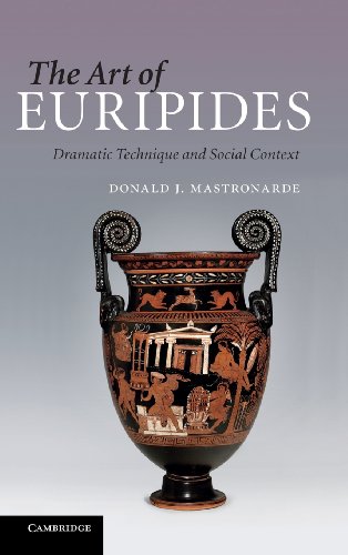 Imagen de archivo de The Art of Euripides: Dramatic Technique and Social Context a la venta por Solr Books