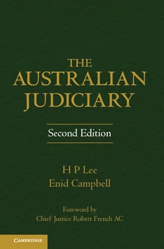 Imagen de archivo de The Australian Judiciary a la venta por AwesomeBooks