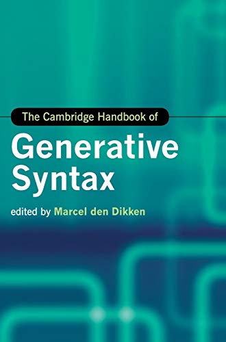 Beispielbild fr The Cambridge Handbook of Generative Syntax (Cambridge Handbooks in Language and Linguistics) zum Verkauf von Buchpark