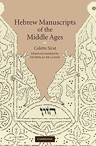 9780521770798: Hebrew Manuscripts Of The Middle Ages