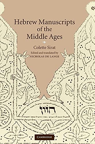 Stock image for Hebrew Manuscripts of the Middle Ages for sale by Revaluation Books