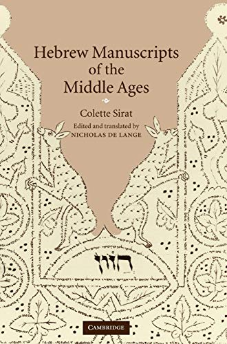 9780521770798: Hebrew Manuscripts of the Middle Ages