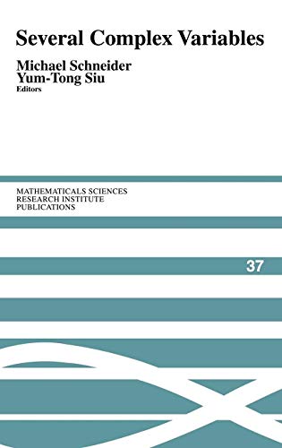 Several Complex Variables [Mathematical Sciences Research Institute Publications]