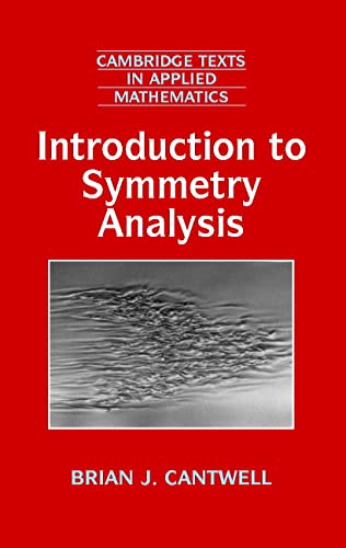 9780521771832: Introduction to Symmetry Analysis with CD-ROM 1 Hardback, 1 CD-ROM (Cambridge Texts in Applied Mathematics, Series Number 29)