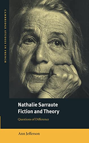 9780521772112: Nathalie Sarraute, Fiction and Theory: Questions of Difference