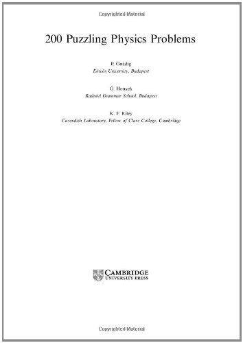 9780521773065: 200 Puzzling Physics Problems: With Hints and Solutions