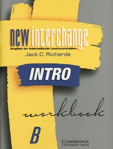 Beispielbild fr New Interchange Intro Workbook B: English for International Communication zum Verkauf von ThriftBooks-Dallas