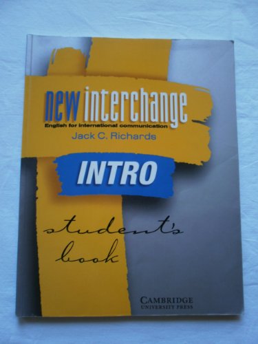 9780521773997: New Interchange Intro Student's Book: English for International Communication