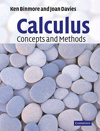9780521775410: Calculus: Concepts and Methods Paperback