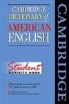 Stock image for Cambridge Dictionary of American English for sale by Better World Books
