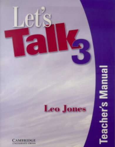 Imagen de archivo de Let's Talk 3 Teacher's Manual a la venta por Bookmans