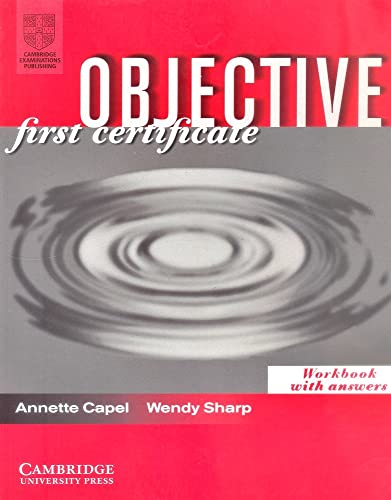 Beispielbild fr Objective: First Certificate Workbook with answers zum Verkauf von medimops
