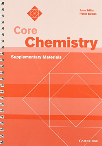 Imagen de archivo de Core Chemistry. Supplementary Materials a la venta por Blackwell's