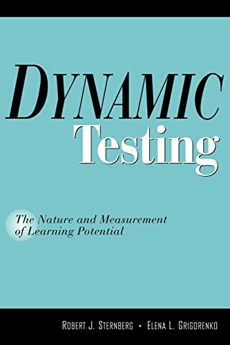 Beispielbild fr Dynamic Testing: The Nature and Measurement of Learning Potential zum Verkauf von HPB-Red