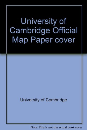 University of Cambridge Official Map Paper cover (9780521778800) by University Of Cambridge