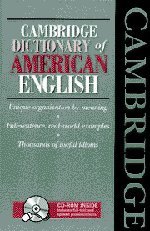 Beispielbild fr Cambridge Dictionary of American English Book and CD-ROM zum Verkauf von -OnTimeBooks-