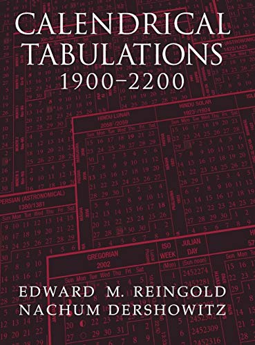 Stock image for Calendrical Tabulations, 1900 "2200 for sale by HPB-Red