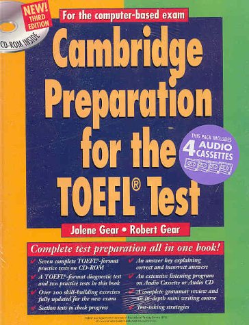 Stock image for Cambridge Preparation for the TOEFL Test Book with CD-ROM and Audio Cassettes pack for sale by dsmbooks