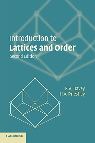 Introduction to Lattices and Order.