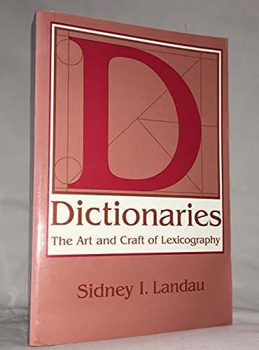 9780521785129: Dictionaries: The Art and Craft of Lexicography