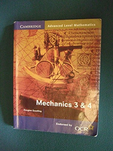 Imagen de archivo de Mechanics 3 and 4 for OCR a la venta por Ammareal