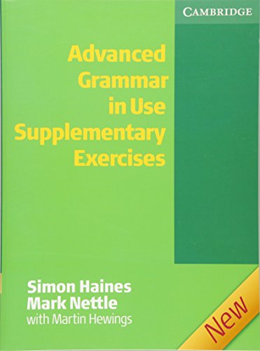 9780521788069: Advanced Grammar in Use Supplementary Exercises without Answers