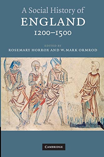 9780521789547: A Social History of England, 1200-1500