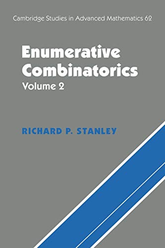 9780521789875: Enumerative Combinatorics: Volume 2: 62 (Cambridge Studies in Advanced Mathematics, Series Number 62)