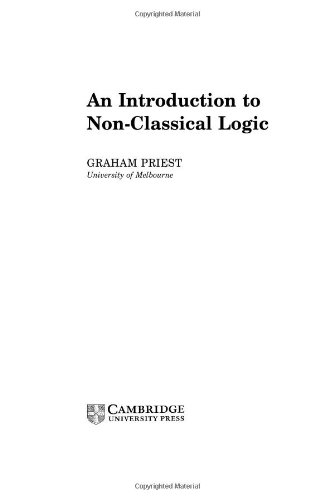 9780521790987: An Introduction to Non-Classical Logic