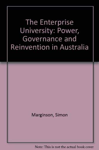 9780521791182: The Enterprise University: Power, Governance and Reinvention in Australia