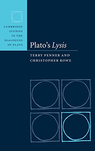 Beispielbild fr Plato's Lysis (Cambridge Studies in the Dialogues of Plato) zum Verkauf von Half Moon Books