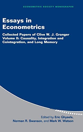 9780521792073: Essays in Econometrics: Collected Papers of Clive W. J. Granger (Econometric Society Monographs, Series Number 33) (Volume 2)