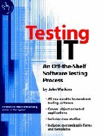 Beispielbild fr Testing IT: An Off-the-Shelf Software Testing Process zum Verkauf von WorldofBooks