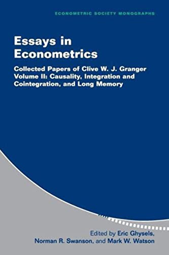 9780521796491: Essays in Econometrics: Collected Papers of Clive W. J. Granger (Econometric Society Monographs, Series Number 33) (Volume 2)