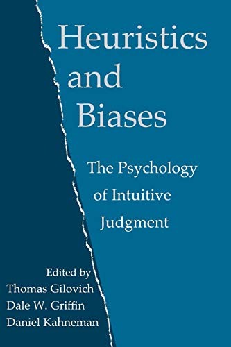 9780521796798: Heuristics and Biases Paperback: The Psychology of Intuitive Judgment