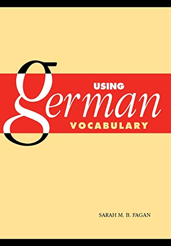 9780521797009: Using German Vocabulary