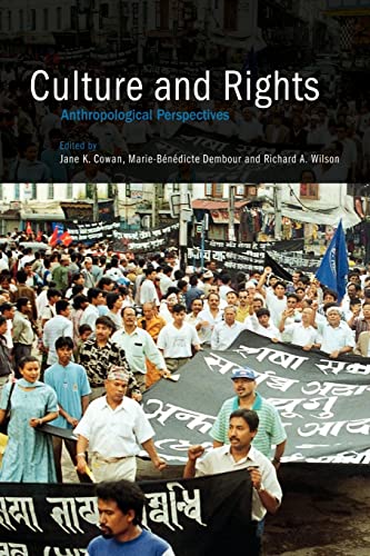 Stock image for Culture and Rights : Anthropological Perspectives for sale by Better World Books: West
