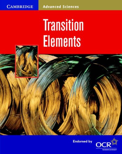 Imagen de archivo de Transition Elements (Cambridge Advanced Sciences) a la venta por WorldofBooks