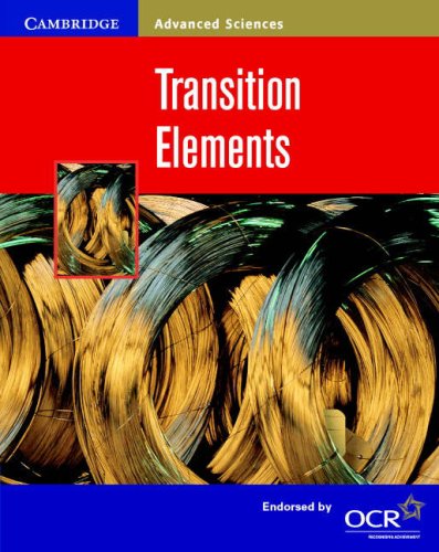 Stock image for Transition Elements (Cambridge Advanced Sciences) for sale by WorldofBooks
